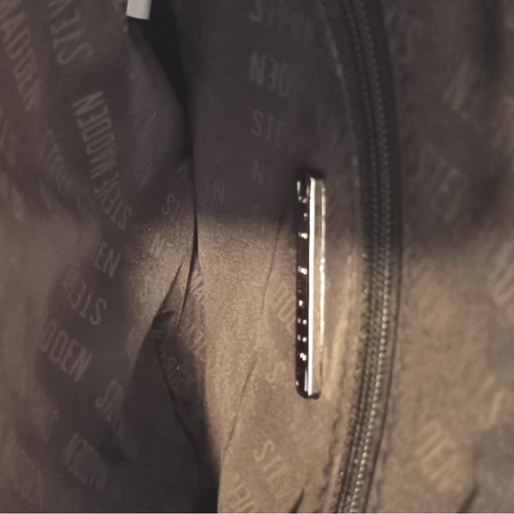 NWT Steve Madden Silver Bdaisy Raffia Crossbody Bag - Picture 8 of 15